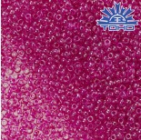 Zdjęcie - Koraliki TOHO Round 11/0 Inside-Color Crystal/Fuschia Lined